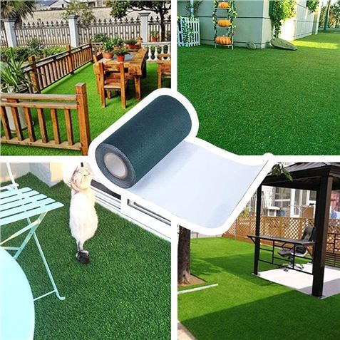 CINTA UNIÓN ADHESIVA PARA INSTALACIÓN CÉSPED ARTIFICIAL 0.15X10M SUNGARDEN - Imagen 3