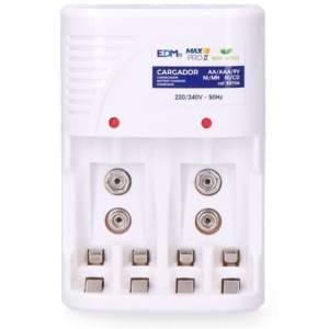 CARGADOR DE PILAS RECARGABLES AA/AAA EDM