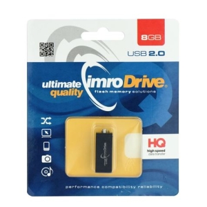 PENDRIVE EDGE BLACK IMRO 8GB