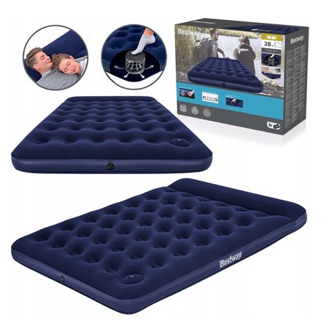 COLCHON CAMPING DOBLE HINCHADOR DE PIE 203X152X28CM BESTWAY