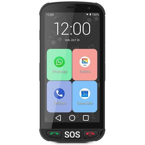 SMARTPHONE SENIOR SPC APOLO 5" | 16GB | SOS | NEGRO |SPC - Imagen 2