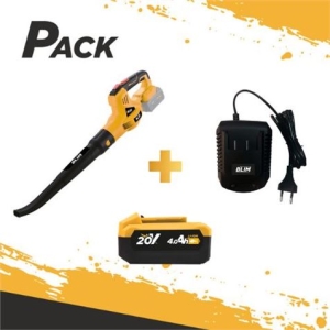 SOPLADOR S/CARBONES 20V + BATERIA 4AH + CARGADOR BLIM
