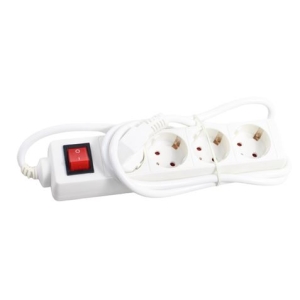 BASE MULTIPLE 4 TOMAS 1,5 METROS INTERRUPTOR MADER
