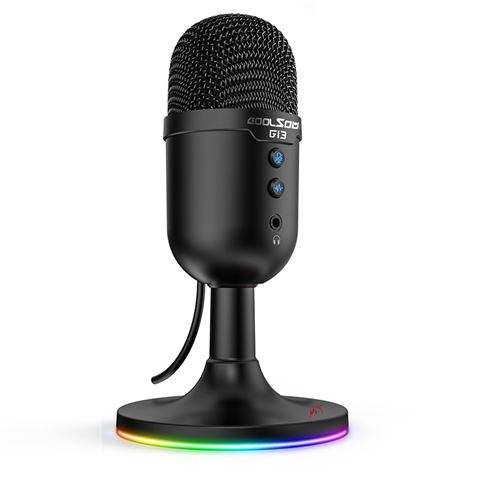 MICRÓFONO GAMING RGB USB G13 | CANCELACIÓN DE RUIDO COOLSOUND - Imagen 3