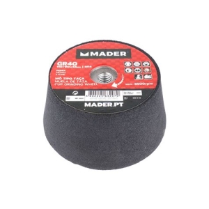 MUELA ABRASIVA GRANO 40 110MM PARA AMOLADORA MADER