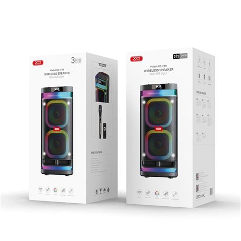 ALTAVOZ KARAOKE BLUETOOTH 40W CON RGB F58 XO - Imagen 4