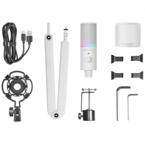 MICROFONO MMIC-XT BLANCO | BRAZO REGULABLE | RGB | ACCESORIOS | MARS GAMING - Imagen 3