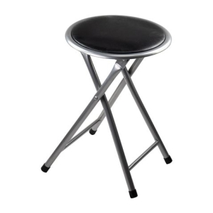 TABURETE PLEGABLE NEGRO 30X31X45 SEVEN HOUSE