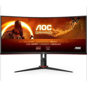 MONITOR GAMING AOC G4 CURVO 34" | 1MS | 180HZ | QHD | HDMI |
