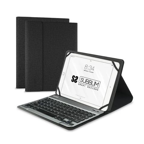 FUNDA CON TECLADO BLUETOOTH EXTRAIBE 10.1-10.8" SUBBLIM