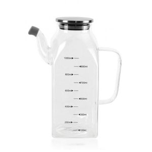 JARRA MEDIDORA BOROSILICATO 1000ML CON TAPA METALICA