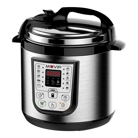 OLLA A PRESIÓN PROGRAMABLE 6 LITROS | 15 PROGRAMAS 1000W MUVIP - Imagen 3