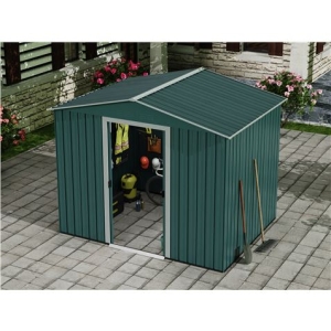 CASETA DE METAL | PUERTAS CORREDERAS 185.5X245X208CM (4.5M2) VERDE SUNGARDE