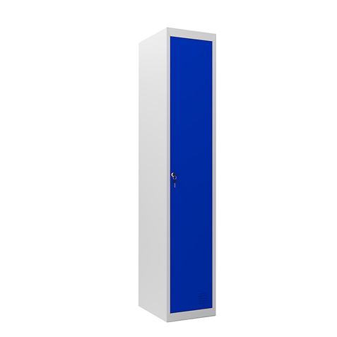 TAQUILLA METÁLICA 1 PUERTA 1800X300X500MM AZUL CROMAD