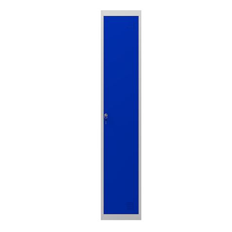 TAQUILLA METÁLICA 1 PUERTA 1800X300X500MM AZUL CROMAD - Imagen 2