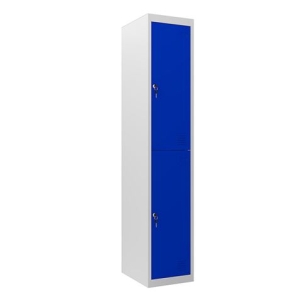 TAQUILLA METÁLICA 2 PUERTAS 1800X300X500MM AZUL CROMAD