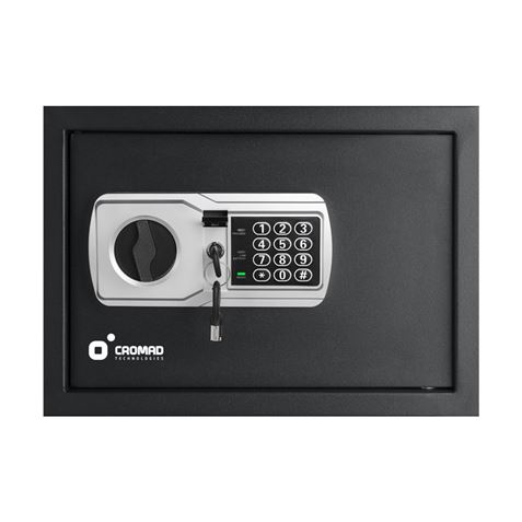 CAJA FUERTE ELECTRÓNICA 229X405X336MM CROMAD - Imagen 2