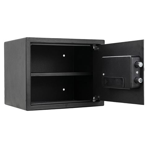 CAJA FUERTE ELECTRÓNICA CON DETECTOR DE HUELLA 300X380X300MM CROMAD - Imagen 4