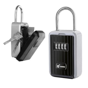 CAJA DE SEGURIDAD COMBINACIÓN PARA LLAVES CON GANCHO CROMAD