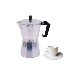 CAFETERA 1 TAZA ALUMINIO ANTIADHERENTE MUVIP
