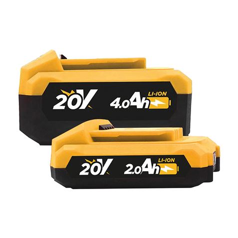 PACK 20V TALADRO PERCUTOR + RADIAL 115/125MM | BATERIAS 2AH Y 4AH BLIM - Imagen 4