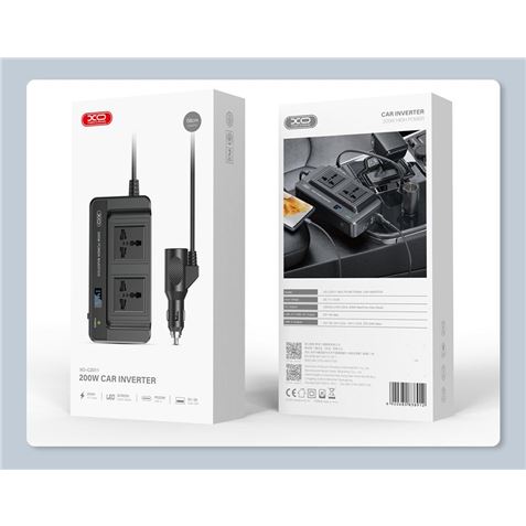 INVERSOR 12V A 220V 200W CZ011 XO - Imagen 2