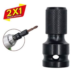 ADAPTADOR PARA LLAVES DE VASO DE IMPACTO DE 1/2" A 1/4" BLIM (2 X 1)