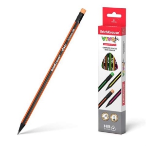LAPIZ GRAFITO TRIANGULAR CON GOMA ERICHKRAUSE