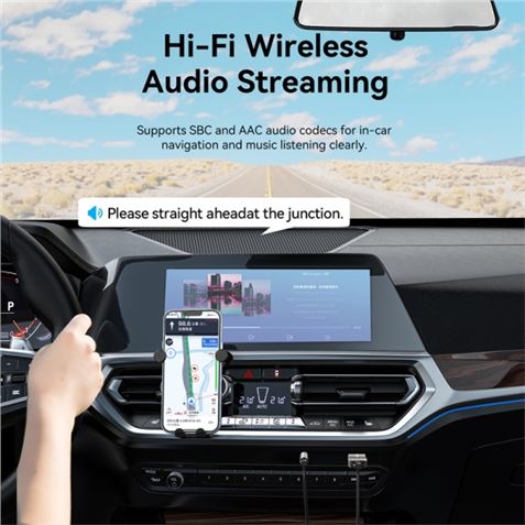 RECEPTOR AUDIO USB BLUETOOTH COCHE 1.5MTR VENTION - Imagen 2