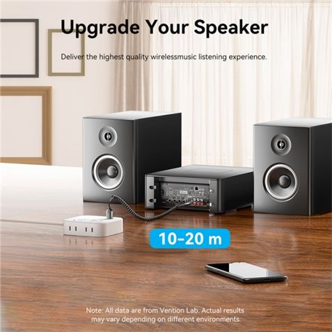 RECEPTOR AUDIO USB BLUETOOTH COCHE 1.5MTR VENTION - Imagen 3
