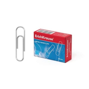 CAJA DE 100 UNIDADES DE CLIPS METALICOS 33MM ERICHKRAUSE
