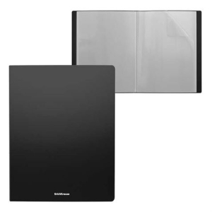 CARPETA DE 20 FUNDAS INTERIORES A4 NEGRO ERICHKRAUSE