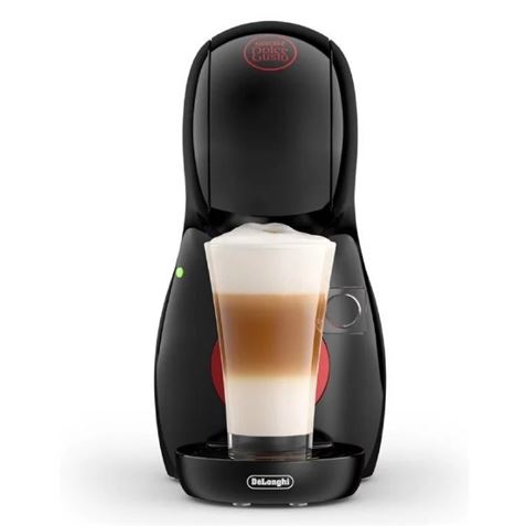 CAFETERA CAPSULAS DOLCE GUSTO DELONGHI PICCOLO XS NEGRA Y ROJA