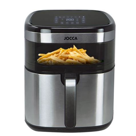 FREIDORA DE AIRE 10 LITROS INOX CON VENTANA JOCCA