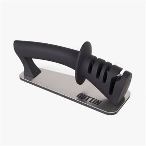 AFILADOR DE CUCHILLOS MANUAL NEGRO QUTTIN