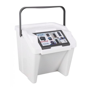 PAPELERA CON ASA 28 LITROS BLANCA MODA TONTARELLI
