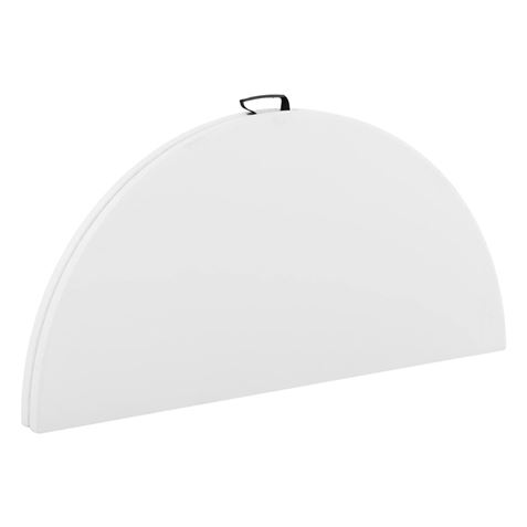 MESA DE RESINA REDONDA PLEGABLE 160X74CM 4.5CM SUNGARDEN - Imagen 2