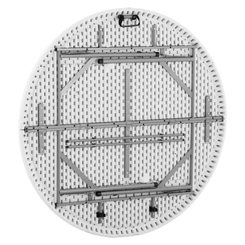 MESA DE RESINA REDONDA PLEGABLE 160X74CM 4.5CM SUNGARDEN - Imagen 5