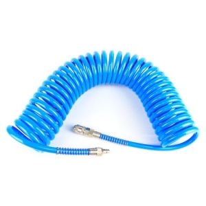 MANGUERA ESPIRAL AZUL 10 METROS AIRE COMPRIMIDO MADER