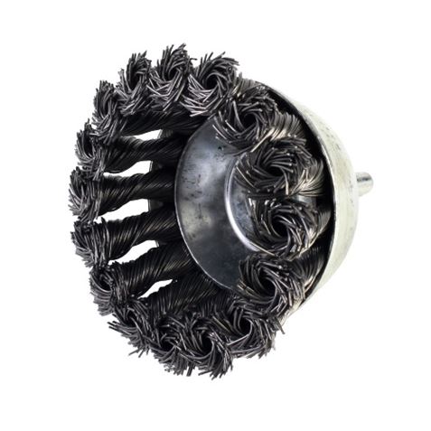 CEPILLO CIRCULAR COPA ALAMBRE TRENZADO 75MM SINDEX - Imagen 2
