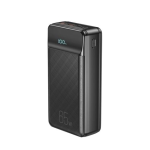 POWERBANK PR201 30000MAH | 2 ENTRADAS | 3 SALIDAS | 65W | LCD XO NEGRO