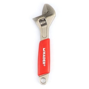 LLAVE INGLESA 8"- 200MM MANGO RECUBIERTO ROJO MADER