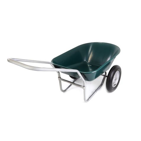 CARRETILLA PLASTICA 80 LITROS VERDE MADER - Imagen 3