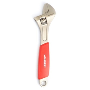 LLAVE INGLESA 12"- 300MM MANGO RECUBIERTO ROJO MADER