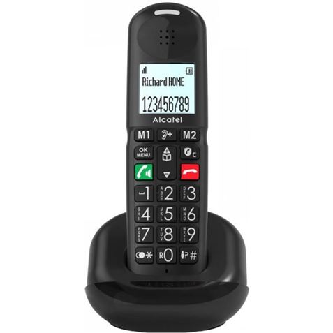 TELEFONO INALAMBRICO SENIOR XL 685 NEGRO ALCATEL