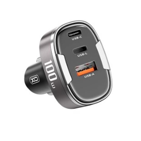 CARGADOR MECHERO CC61 3XUSB 100W XO