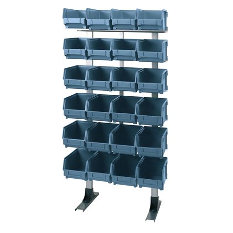 ESTANTERÍA METÁLICA CON 24 CUBOS 600X300X1250MM ARTPLAST
