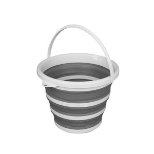 CUBO PLASTICO 10 LITROS PLEGABLE CON ASA CONFORTIME