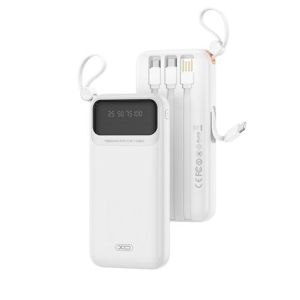 POWERBANK 10000MAH 3 SALIDAS BLANCO PR278 XO