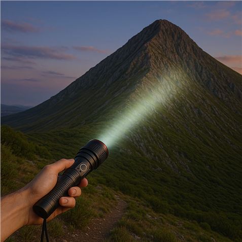 LINTERNA LED ALTA POTENCIA RECARGABLE USB TIPO C 20W 6000MAH F.BRIGHT - Imagen 3
